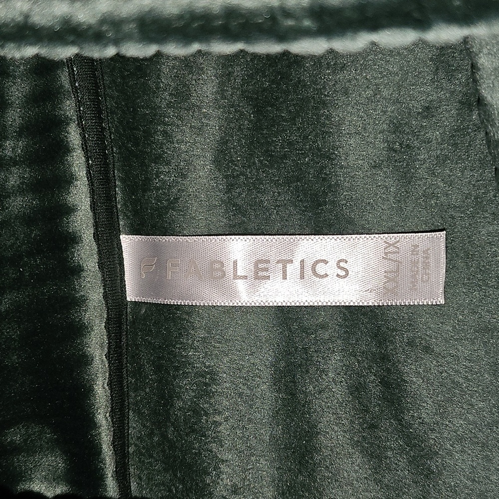 Fabletics Plush Rib Half Zip Sweatshirt 1X/XXL - Picture 5 of 10